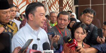 Mantan Mendag Tom Lembong. FOTO/iNews/Jonathan Simanjuntak.