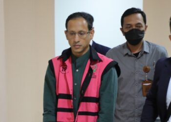 Terpidana Kasus Korupsi Chromebook, Nadiem Makarim. FOTO/Net.