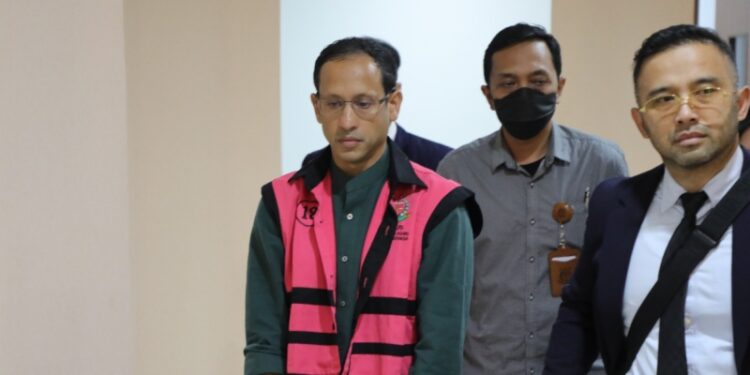Terpidana Kasus Korupsi Chromebook, Nadiem Makarim. FOTO/Net.
