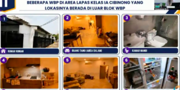 Sidak Sel Mewah Lapas Cibinong Mencuat di Tengah Kasus ATR/BPN dan Gugatan Pendidikan Gibran