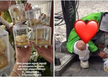 Viral Anak Ayam Jadi Souvenir Pernikahan Rangga dan Nunu, Netizen Murka!