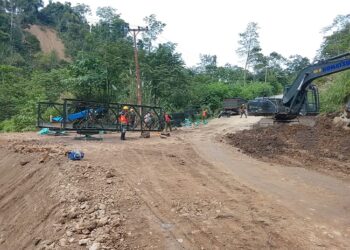 Progres Pembangunan Jembatan Bailey Belang Panu Bener Meriah Capai 55 Persen
