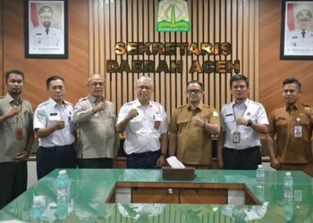 Plt Sekda Aceh Perkuat Sinergi dengan BMKG untuk Kesiapsiagaan Bencana