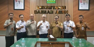 Plt Sekda Aceh Perkuat Sinergi dengan BMKG untuk Kesiapsiagaan Bencana