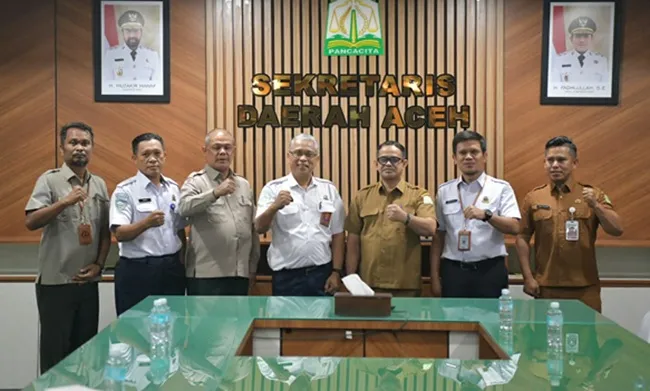Plt Sekda Aceh Perkuat Sinergi dengan BMKG untuk Kesiapsiagaan Bencana