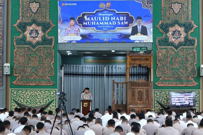 Polda Aceh Gelar Maulid Nabi, Ajak Personel Teladani Akhlak Rasulullah