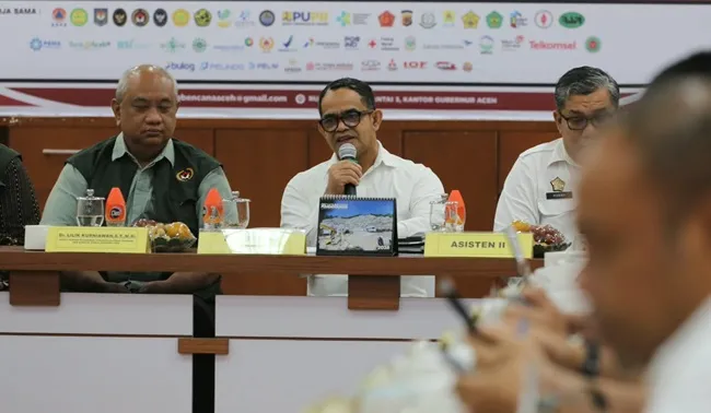 Plt Sekda Taufik Dorong Percepatan Rehabilitasi dan Rekonstruksi Pascabencana di Aceh