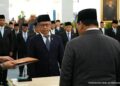 Rocky Gerung Dilantik Jadi Anggota Wantimpres, Tunduk Hormat kepada Prabowo