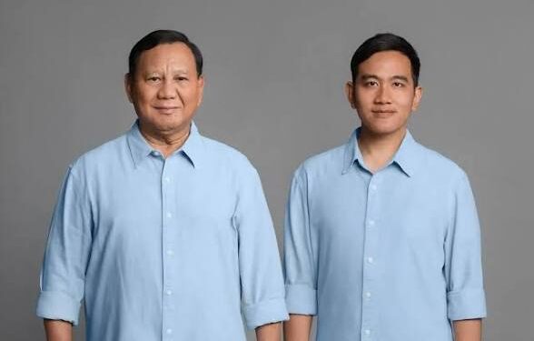 Presiden Prabowo Subianto dan Wakil Presiden Gibran Rakabuming Raka. FOTO/Net.