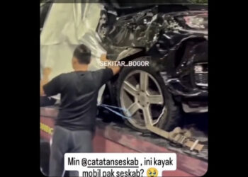 Rumor Mobil Dinas Seskab Teddy Ringsek di Bogor, Istana Belum Bersuara