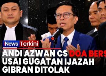 Gugatan Ijazah Gibran Tak Diterima MK, Andi Azwan Cs Langsung Doa Bersama