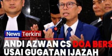 Gugatan Ijazah Gibran Tak Diterima MK, Andi Azwan Cs Langsung Doa Bersama
