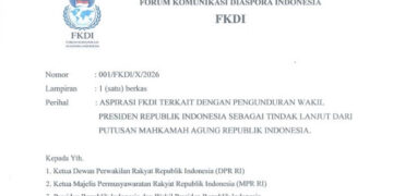 Jika Gibran Tak Mundur dalam 30 Hari, FKDI Desak DPR-MPR Mulai Proses Pemakzulan