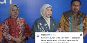 Meta AI Ungkap Pemblokiran Konten terkait Karhutla karena Permintaan Komdigi, Meutya Hafid Membantah
