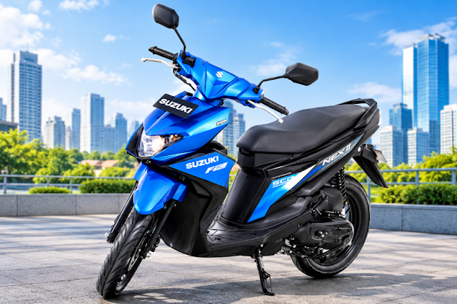 Suzuki NEX II, Motor Matic Irit dan Praktis untuk Aktivitas Harian hingga Ojol