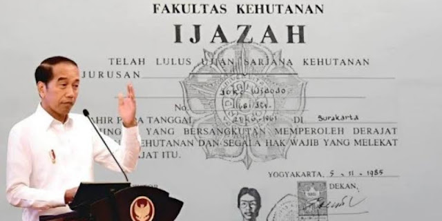 Persoalan Gibran Selesai, Tinggal Ijazah Jokowi yang Belum Tuntas