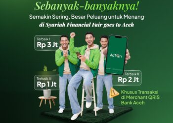 Action Mobile Bank Aceh Syariah. Flyer/BAS untuk HAI.