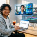 Content creator Indonesia yang sedang bekerja dengan santai di meja kerja modern yang terang dan nyaman. Visual ini merepresentasikan kemudahan dan efisiensi dalam membuat video menggunakan CutBay AI Video Agent. FOTO/AI for HAI.