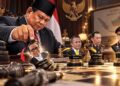 Ilustrasi Presiden Republik Indonesia, Prabowo Subianto sedang menyusun papan catur dalam rangka menyusun ulang (Reshuffle) Kabinet Merah Putih. FOTO/AI.