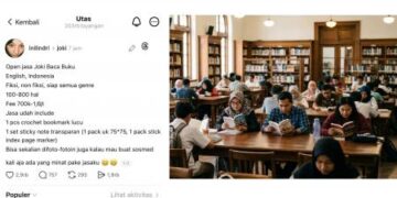 Viral Fenomena Jasa Joki Baca Buku, Bayar hingga Rp1,6 Juta demi Terlihat Kutu Buku