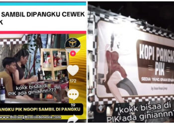 Warung Kopi Pangku Muncul di PIK, Makan Mi Instan Saja Sampai Dipangku Cewek