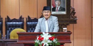 Mantan Ketua Mahkamah Konstitusi (MK) Jimly Asshiddiqie. FOTO/Net.