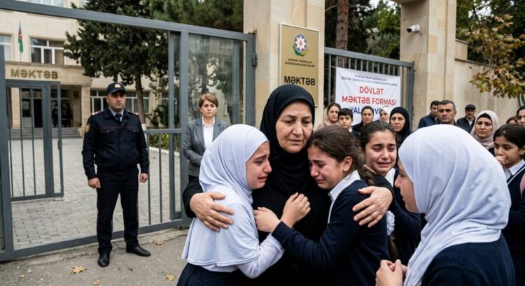 momen zahra hasanova, seorang guru di azerbaijan yang mengenakan hijab, diusir dari sekolahnya