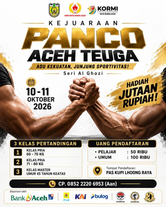 Event Panco Aceh Teuga Seri Ghozi. FOTO/Dok. Istimewa.