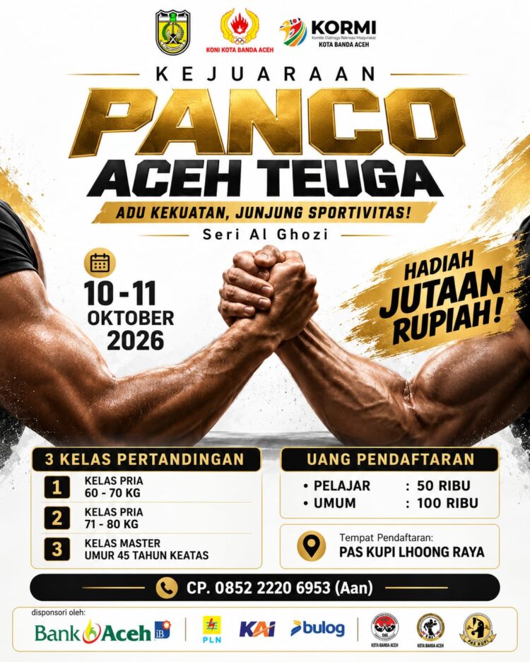 Event Panco Aceh Teuga Seri Ghozi. FOTO/Dok. Istimewa.