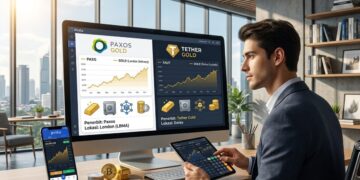 Ilustrasi PAXG vs XAUT: Perbandingan tokenized gold untuk Investor 2026. FOTO/AI for HAI.