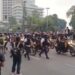 Demo 28 Oktober Ricuh Dekat Halte Tosari, Polisi Bermotor dan Bertameng Dikerahkan
