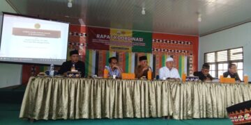 rapat koordinasi lembaga wali nanggroe bersama instansi terkait dalam rangka optimalisasi dinul islam melalui penegakan qanun syariat islam