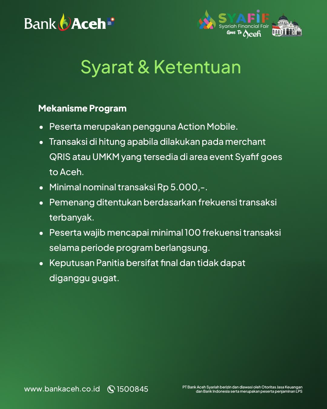 syarat dan ketentuan action mobile bank aceh syariah syafif
