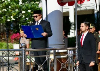 Upacara Hari Kesaktian Pancasila, Plt Sekda Aceh Ingatkan Penerapan Nilai Pancasila dalam Pelayanan
