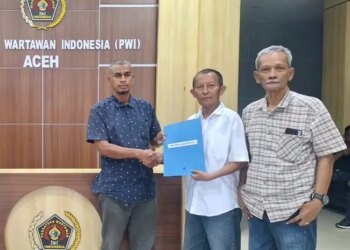 Hari Pertama Pendaftaran, Muhammad Saman Resmi Masuk Bursa Ketua PWI Aceh 2026-2031