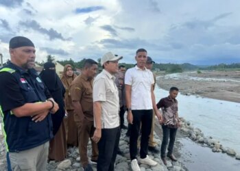 Wagub Dek Fadh Tinjau Sejumlah Infrastruktur dan Kondisi Sungai di Bireuen-Aceh Utara