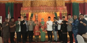 Wagub Dek Fadh dan Forkopimda Sambut Pangdam IM Brigjen TNI Mahesa Fitriadi di Aceh