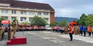 Pj Sekda Aceh Pimpin Apel Kesiapsiagaan Bencana, Antisipasi Puncak Musim Hujan