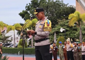 Wakapolda Aceh Pimpin Apel Gelar Pasukan Operasi Patuh Seulawah 2026