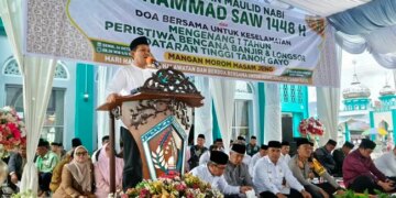 Wagub Aceh Hadiri Maulid Nabi dan Doa Bersama Mengenang Setahun Bencana di Gayo