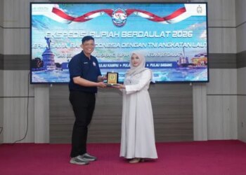 Ketua TP-PKK Kota Sabang, Nuri Farisal, menyambut baik pelaksanaan Ekspedisi Rupiah Berdaulat (ERB) 2026 di Kota Sabang yang digelar Bank Indonesia (BI) bersama TNI Angkatan Laut. FOTO/Net.