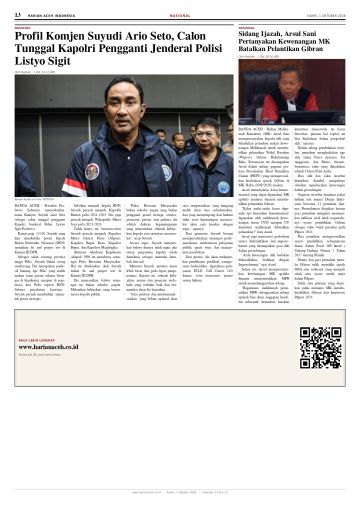Halaman 13 Harian Aceh Indonesia edisi Kamis, 1 Oktober 2026