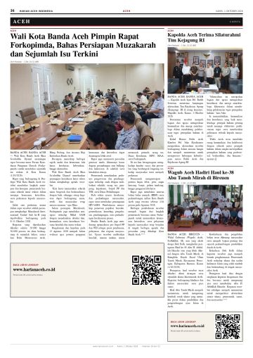 Halaman 16 Harian Aceh Indonesia edisi Kamis, 1 Oktober 2026