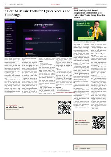 Halaman 21 Harian Aceh Indonesia edisi Jumat, 2 Oktober 2026