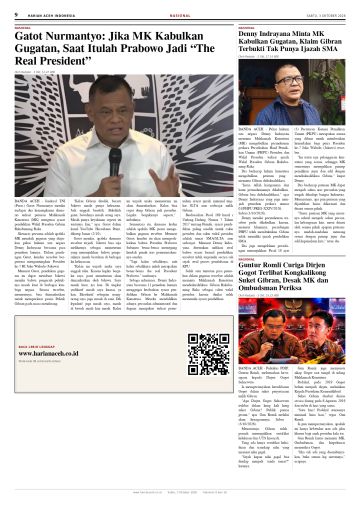 Halaman 9 Harian Aceh Indonesia edisi Sabtu, 3 Oktober 2026
