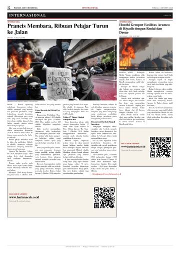 Halaman 12 Harian Aceh Indonesia edisi Minggu, 4 Oktober 2026