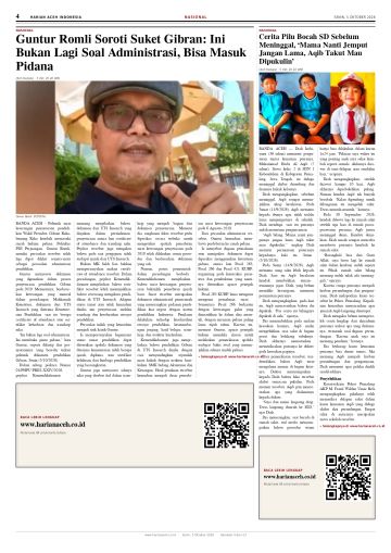 Halaman 4 Harian Aceh Indonesia edisi Senin, 5 Oktober 2026