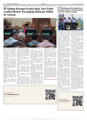 Halaman 7 Harian Aceh Indonesia edisi Selasa, 6 Oktober 2026