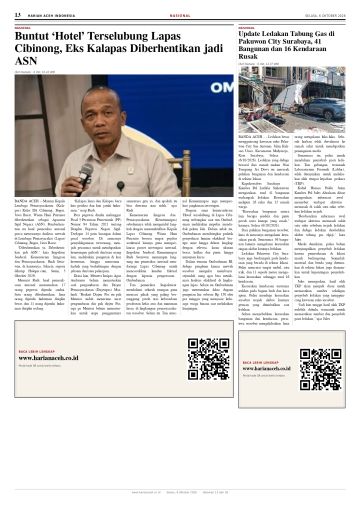 Halaman 13 Harian Aceh Indonesia edisi Selasa, 6 Oktober 2026