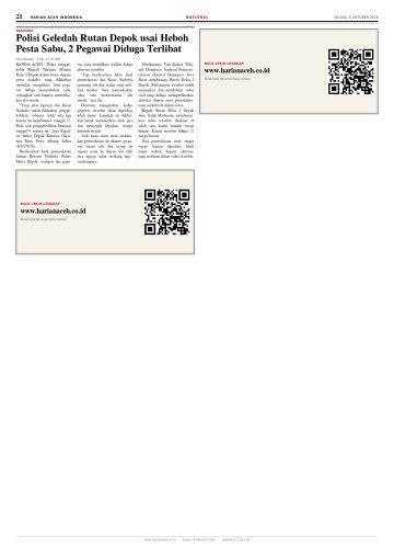Halaman 21 Harian Aceh Indonesia edisi Selasa, 6 Oktober 2026